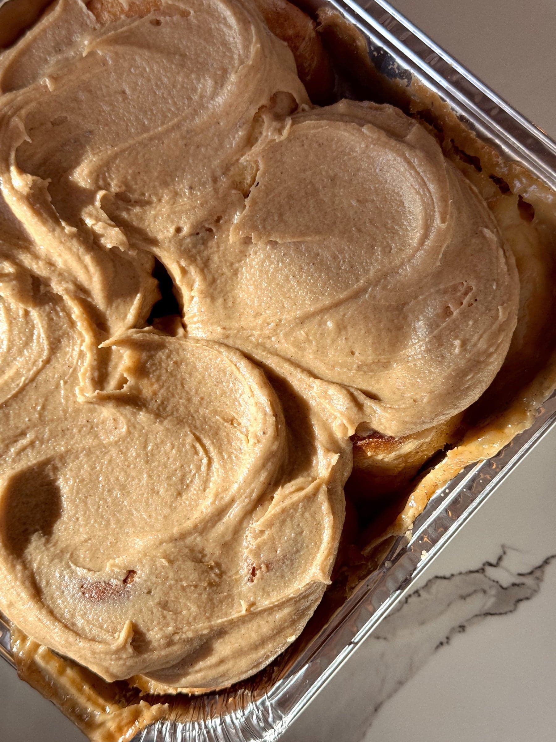 Brown Butter Chai cinnamon roll